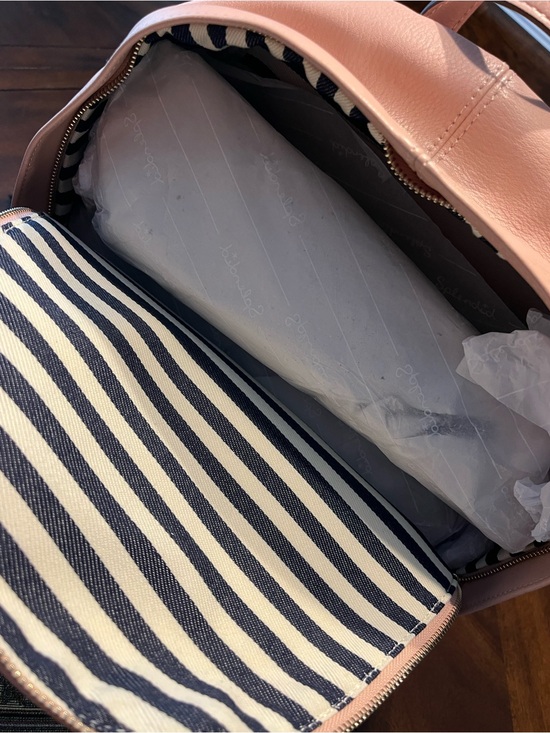 NWT! Splendid Pebbled Blush Pink Leather Backpack main image 5